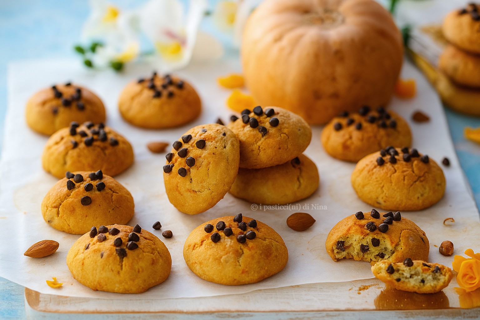 GALLETAS DE CALABAZA Y CHOCOLATE