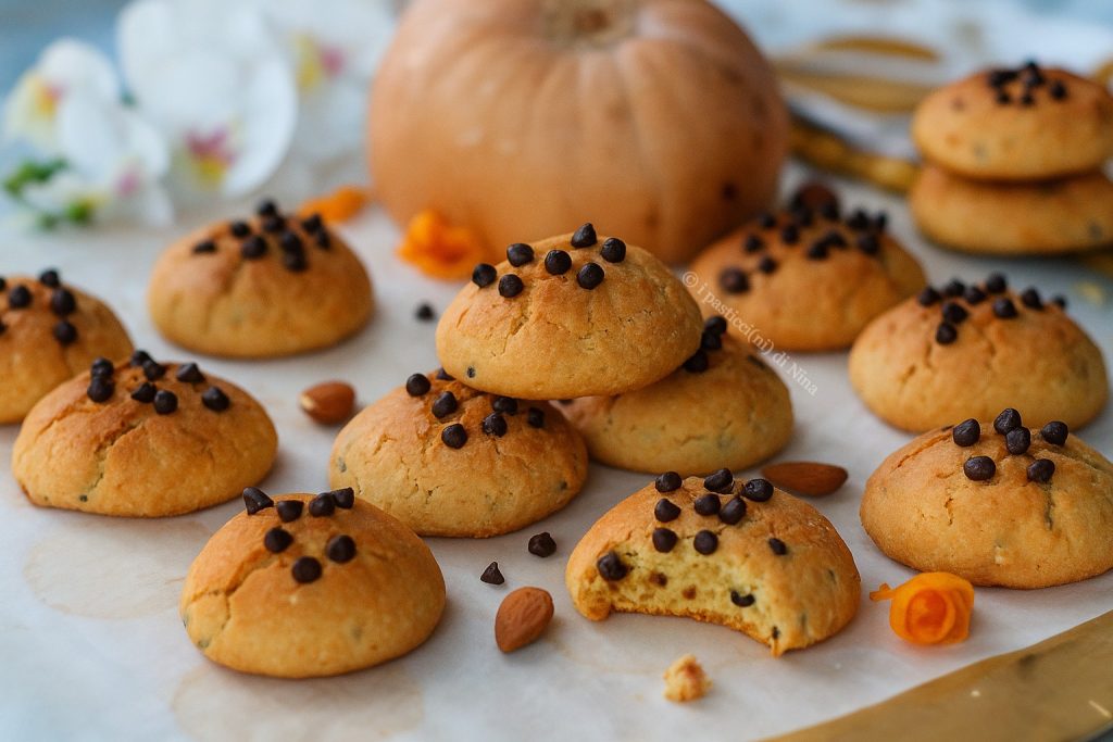 Galletas de calabaza y chocolate i pasticcini di Nina