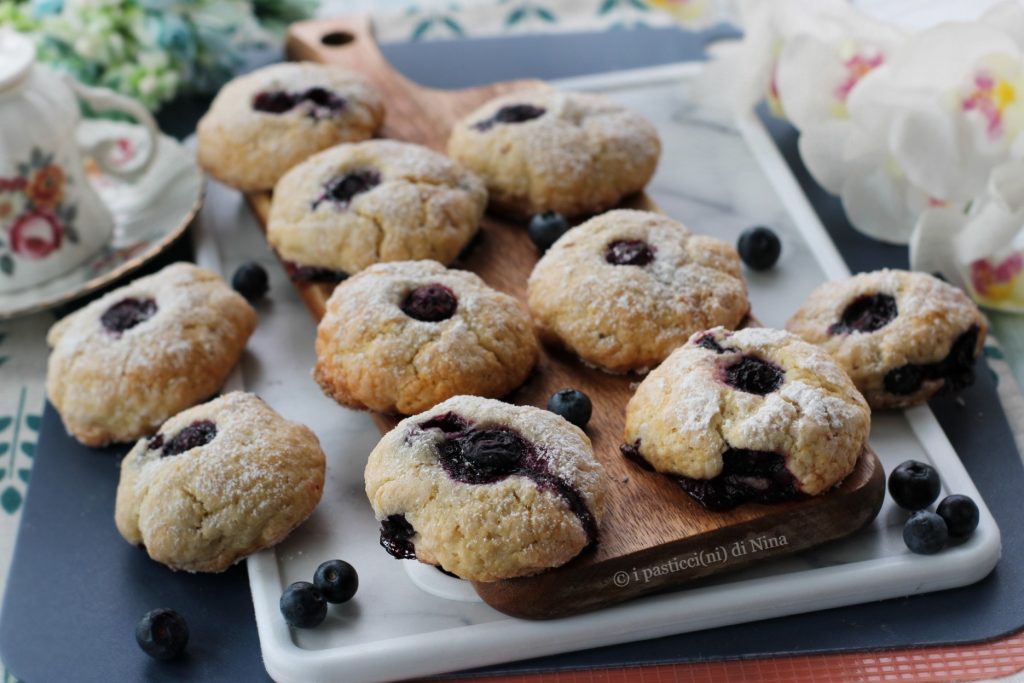 Galletas suaves de arándanos receta sencilla i pasticcini di Nina