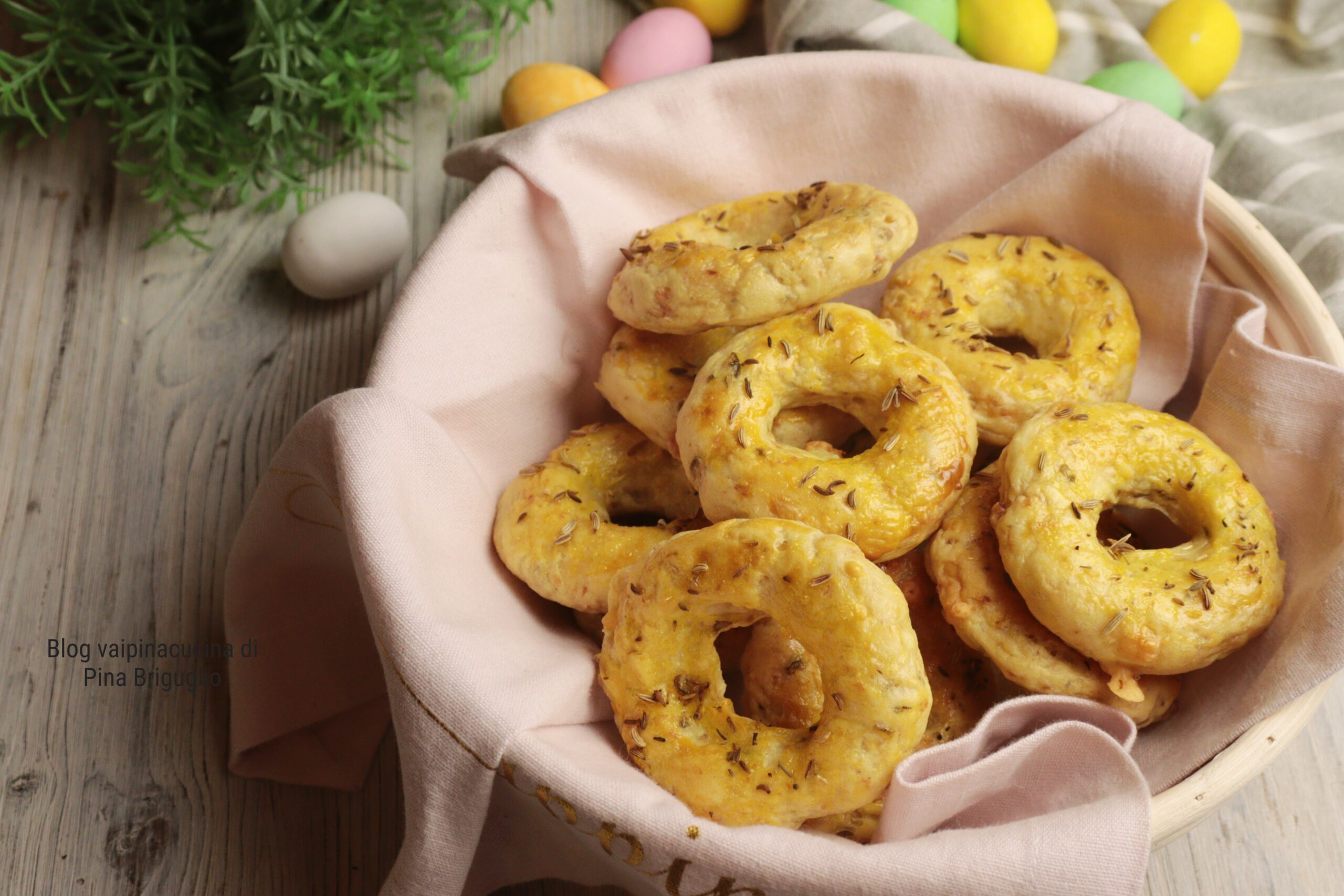 Rosquillas de jamón y queso