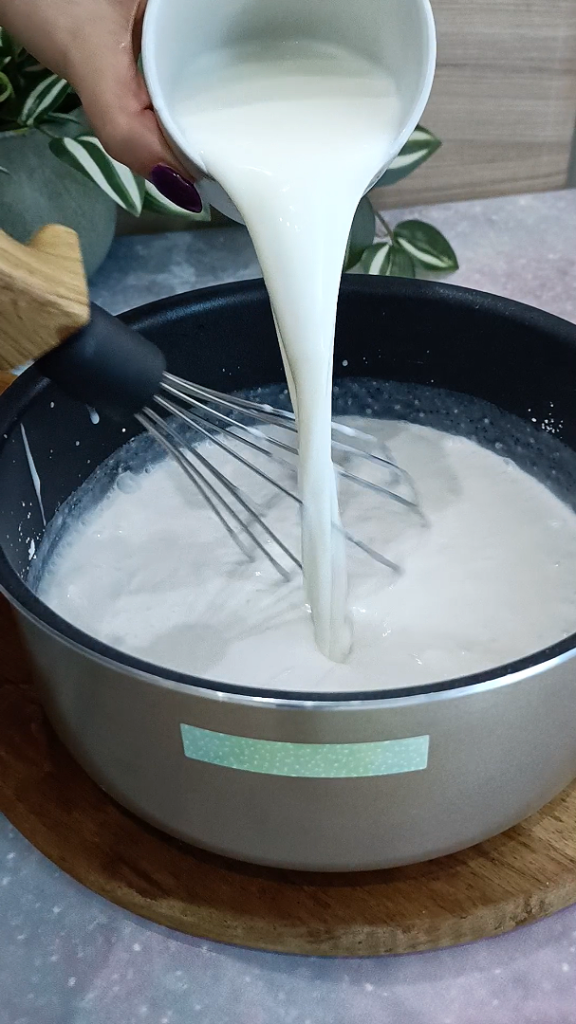 Añadimos la leche de coco