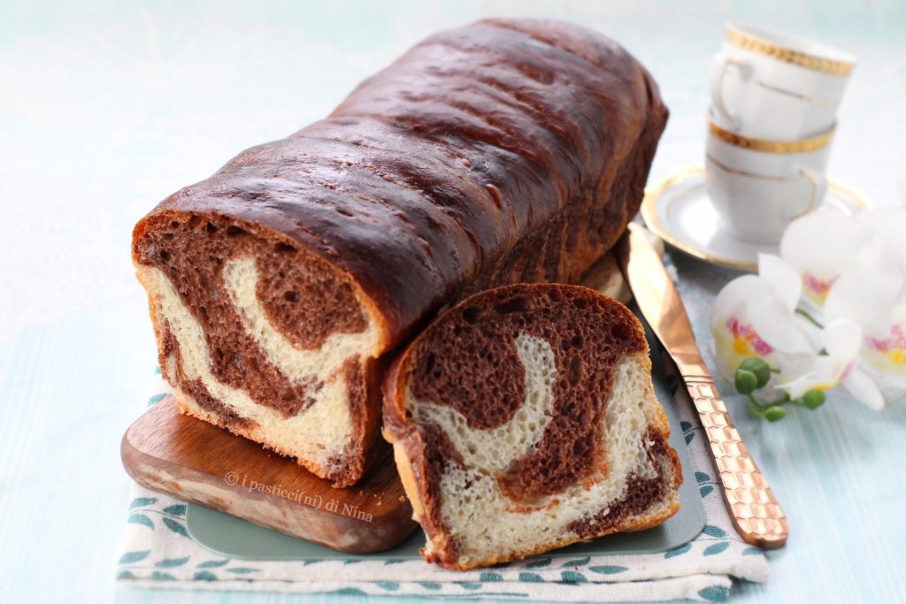 Pan de molde bicolor esponjoso i pasticcini di Nina