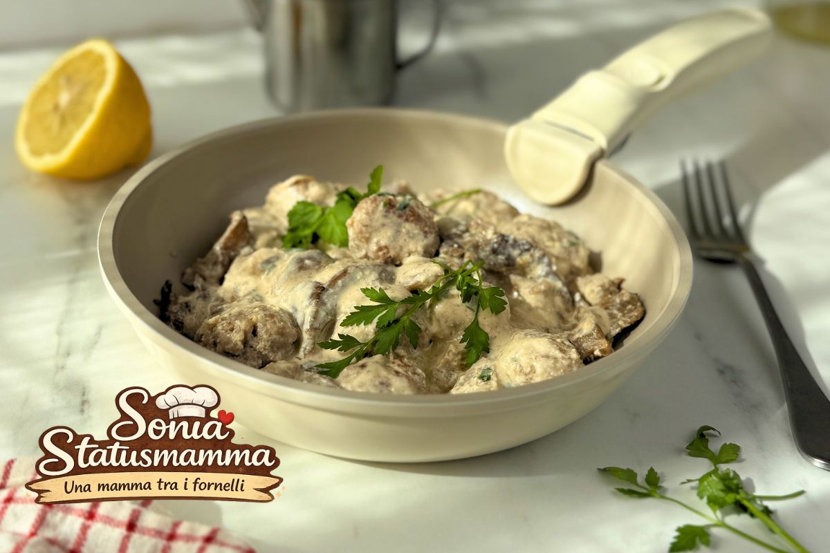 Albóndigas de salchicha y setas: ¡la receta lista sin nata y súper cremosa!