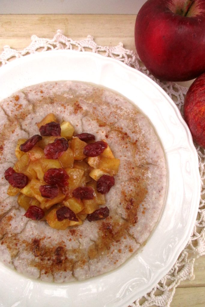 Porridge ligero vegano y sin gluten, Mangia senza Pancia