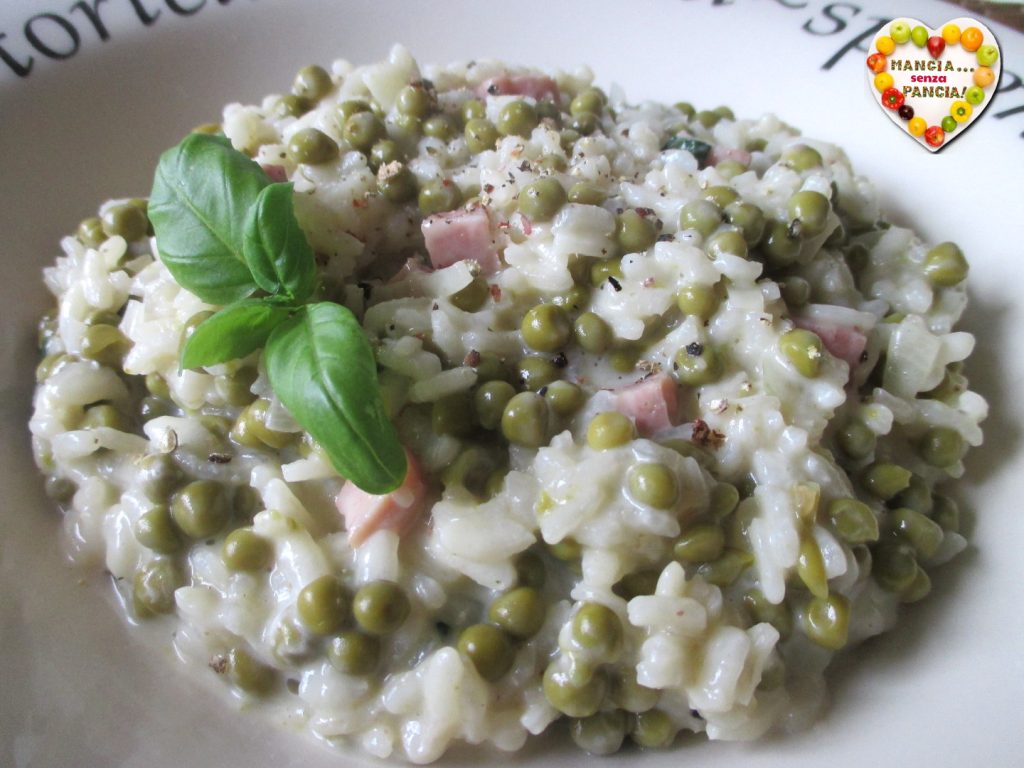 Risotto con guisantes cremoso, Mangia senza Pancia