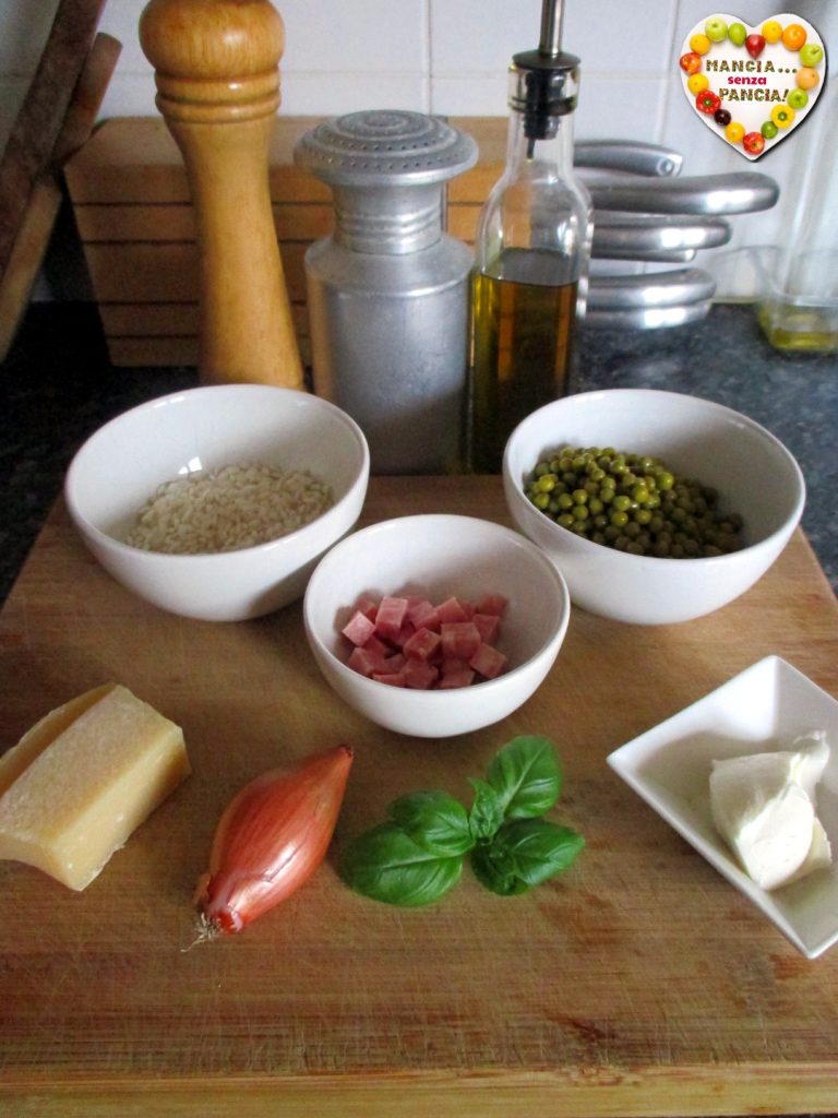 Risotto con guisantes cremoso, Mangia senza Pancia