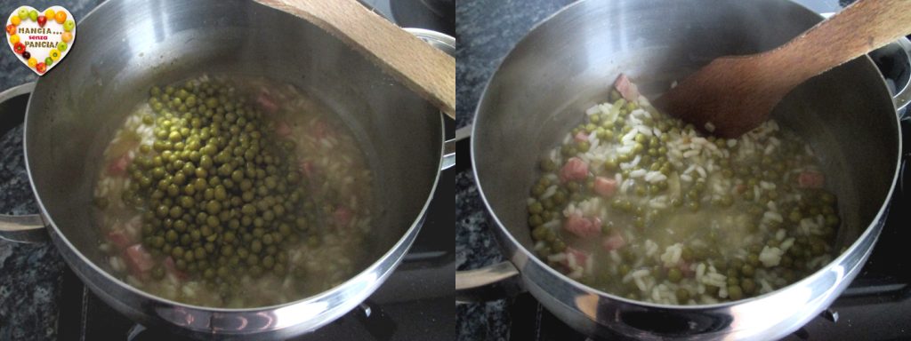 Risotto con guisantes cremoso, Mangia senza Pancia
