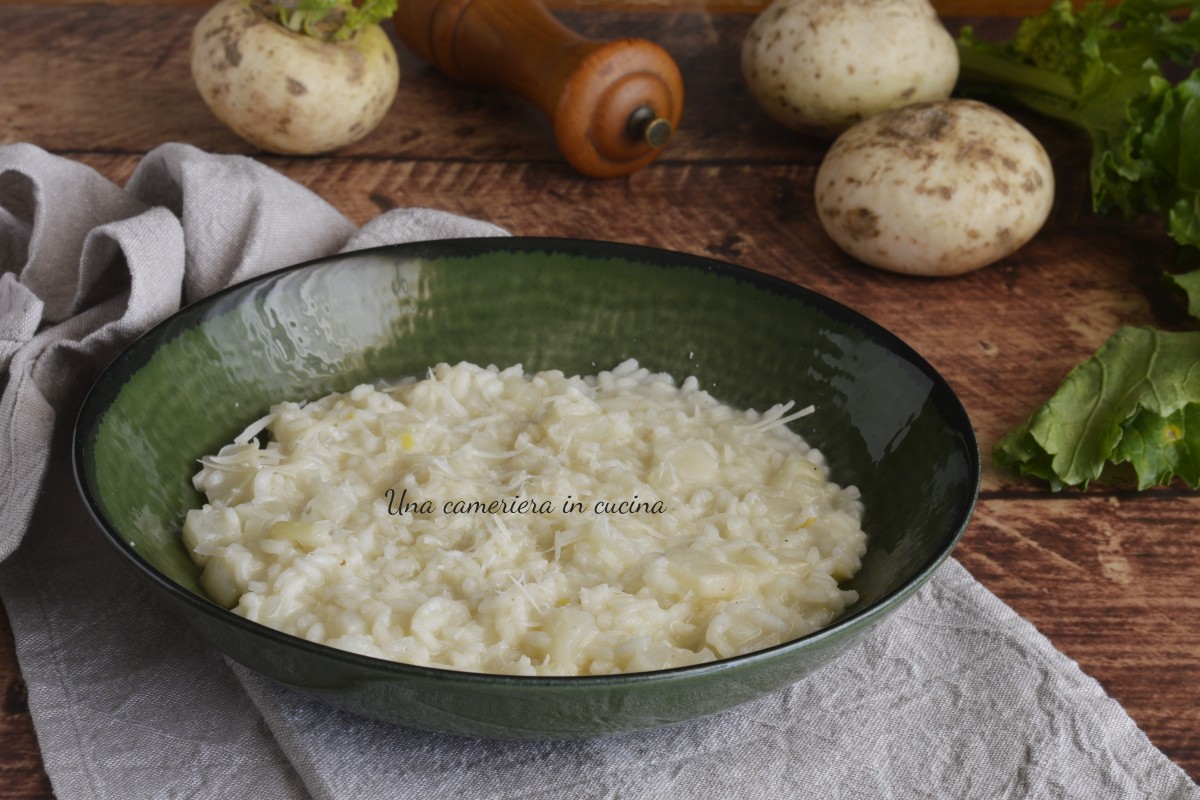 Risotto con nabos