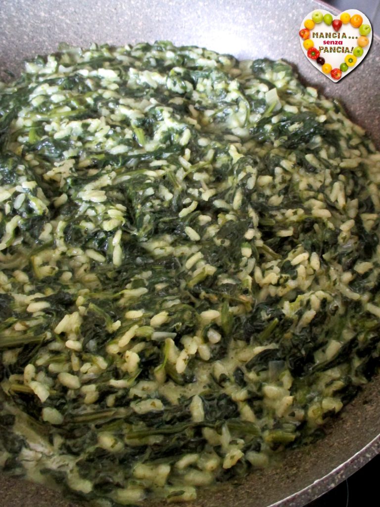 Risotto cremoso de espinacas, Mangia senza Pancia