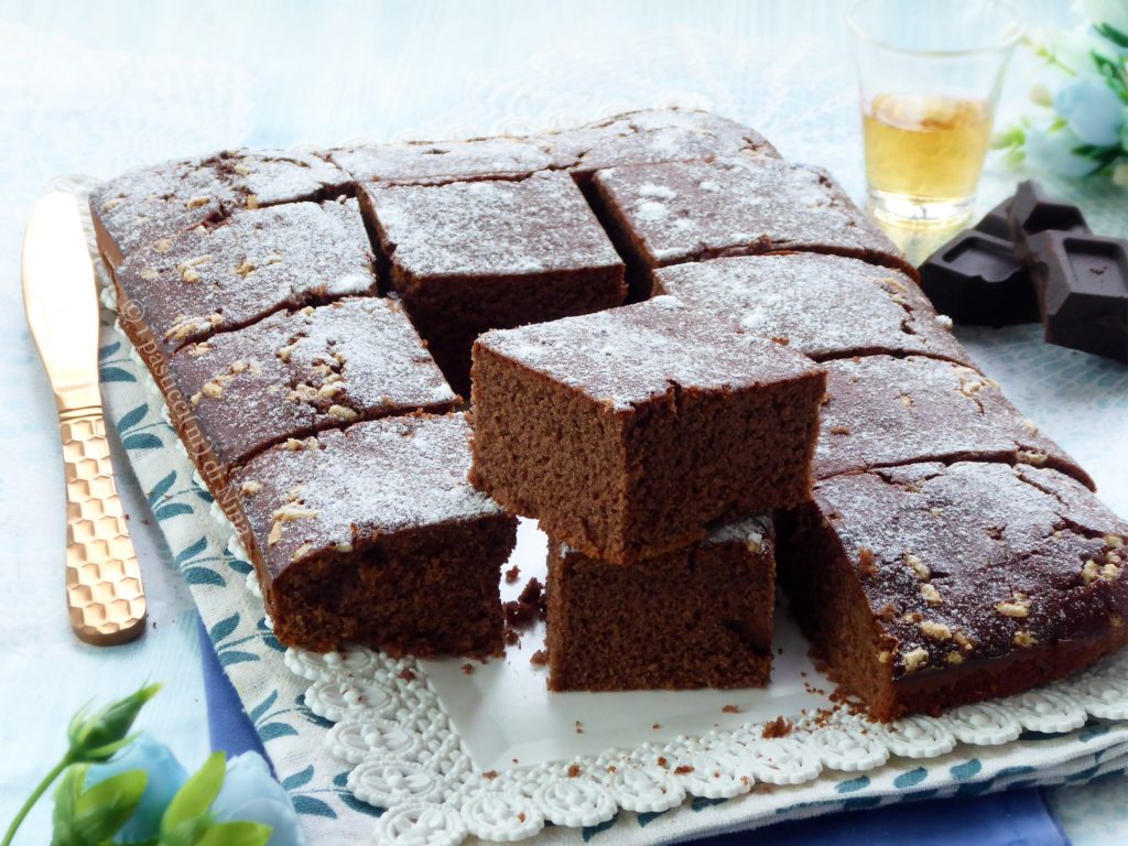 Tarta de chocolate negro y ron postre fácil y rápido casero con pocos ingredientes receta i pasticcini di Nina