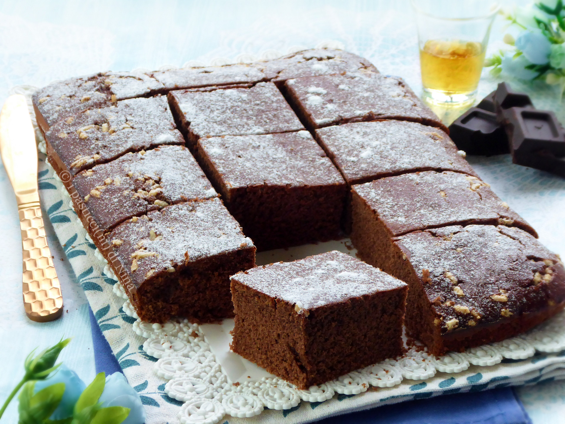 TARTA DE CHOCOLATE NEGRO Y RON