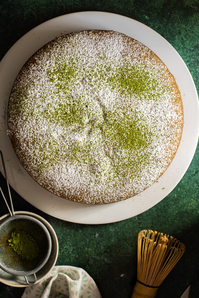 Tarta de matcha