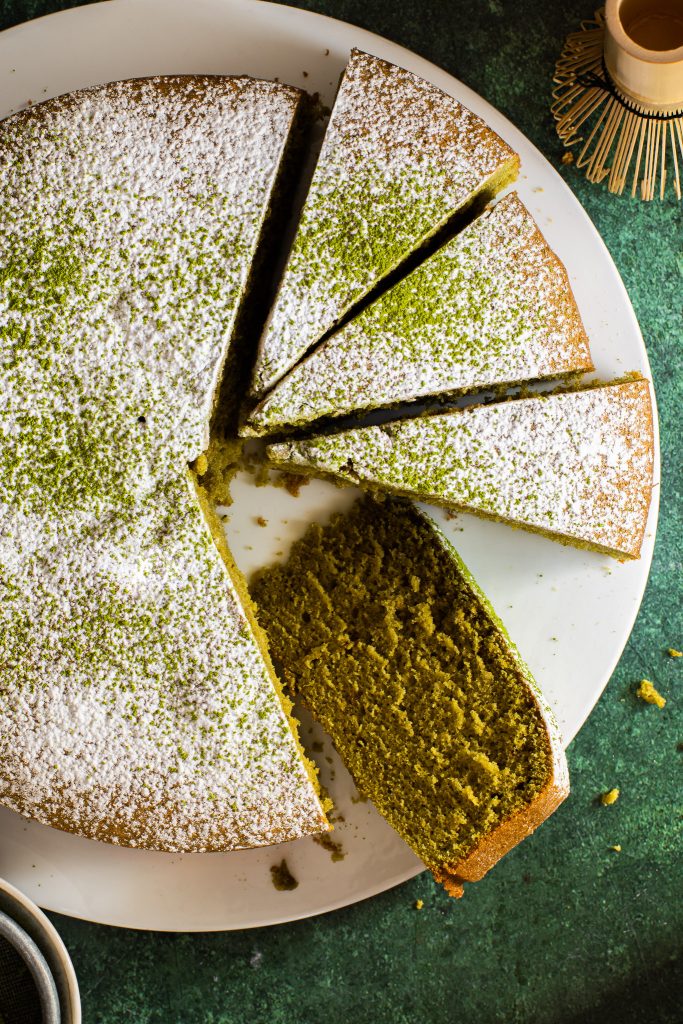 Tarta de matcha