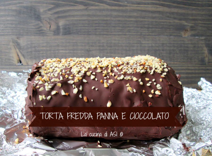 Tarta sin horno de galletas nata y chocolate