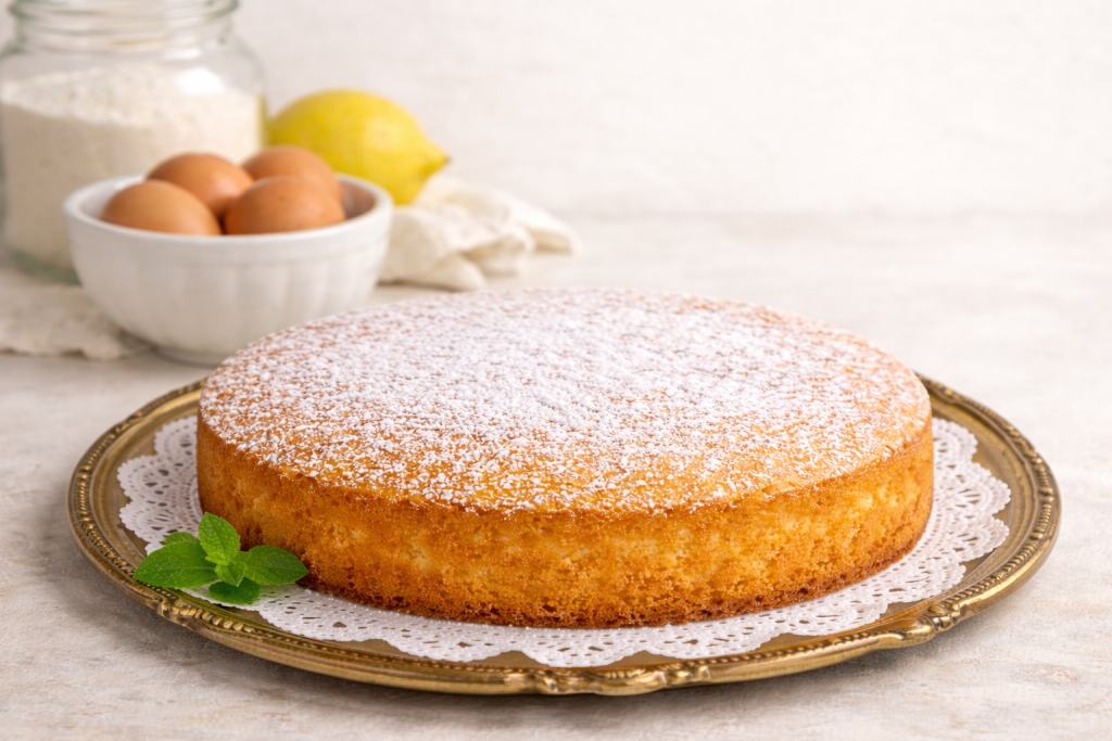 Cómo hacer el bizcocho (pan di Spagna) muy esponjoso y sin levadura.