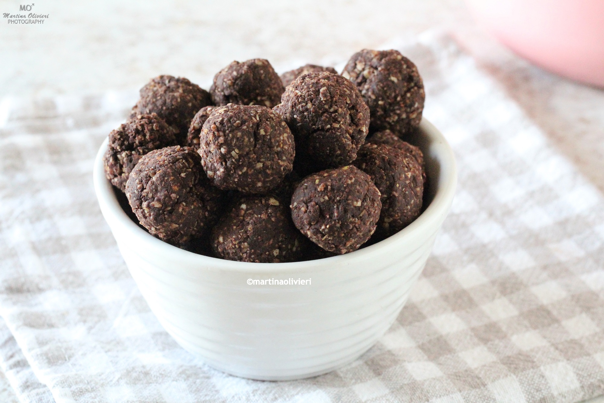Bolitas de avena y cacao