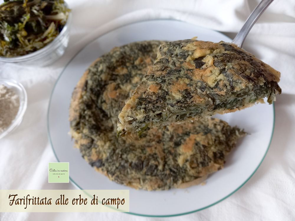 farifrittata de hierbas silvestres
