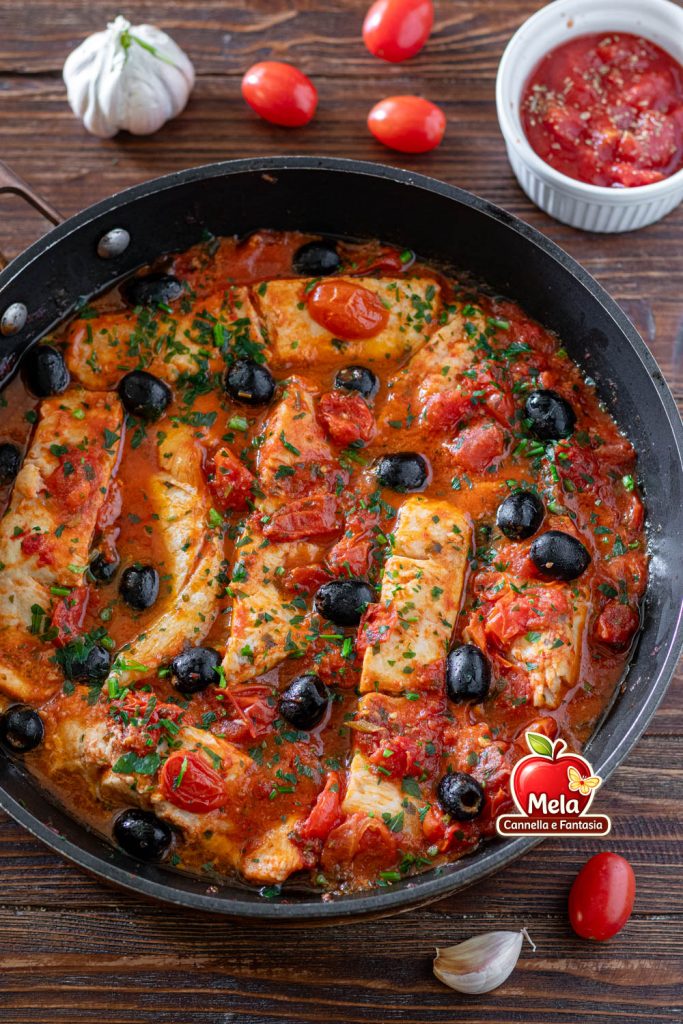 filetti di pesce persico alla mediterranea