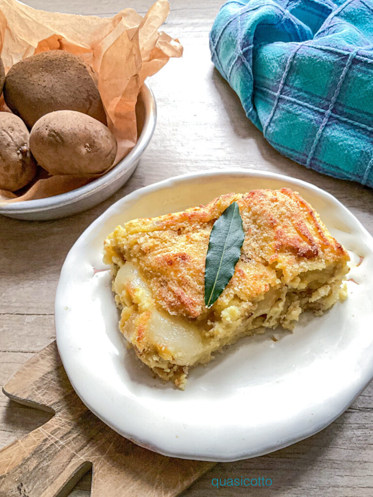 Pastel de puré de patatas sencillo y rápido en freidora de aire