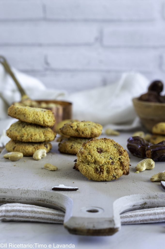 Galletas de coco y anacardos sin gluten low carb crujientes