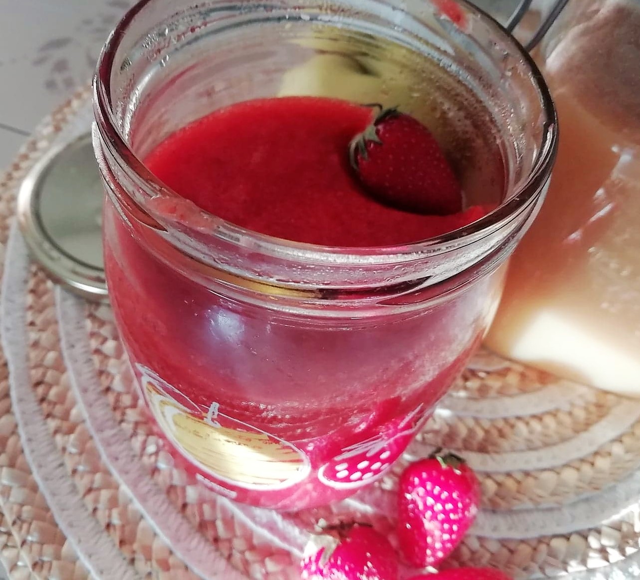 GELATINA DE FRESAS sin gelatina animal