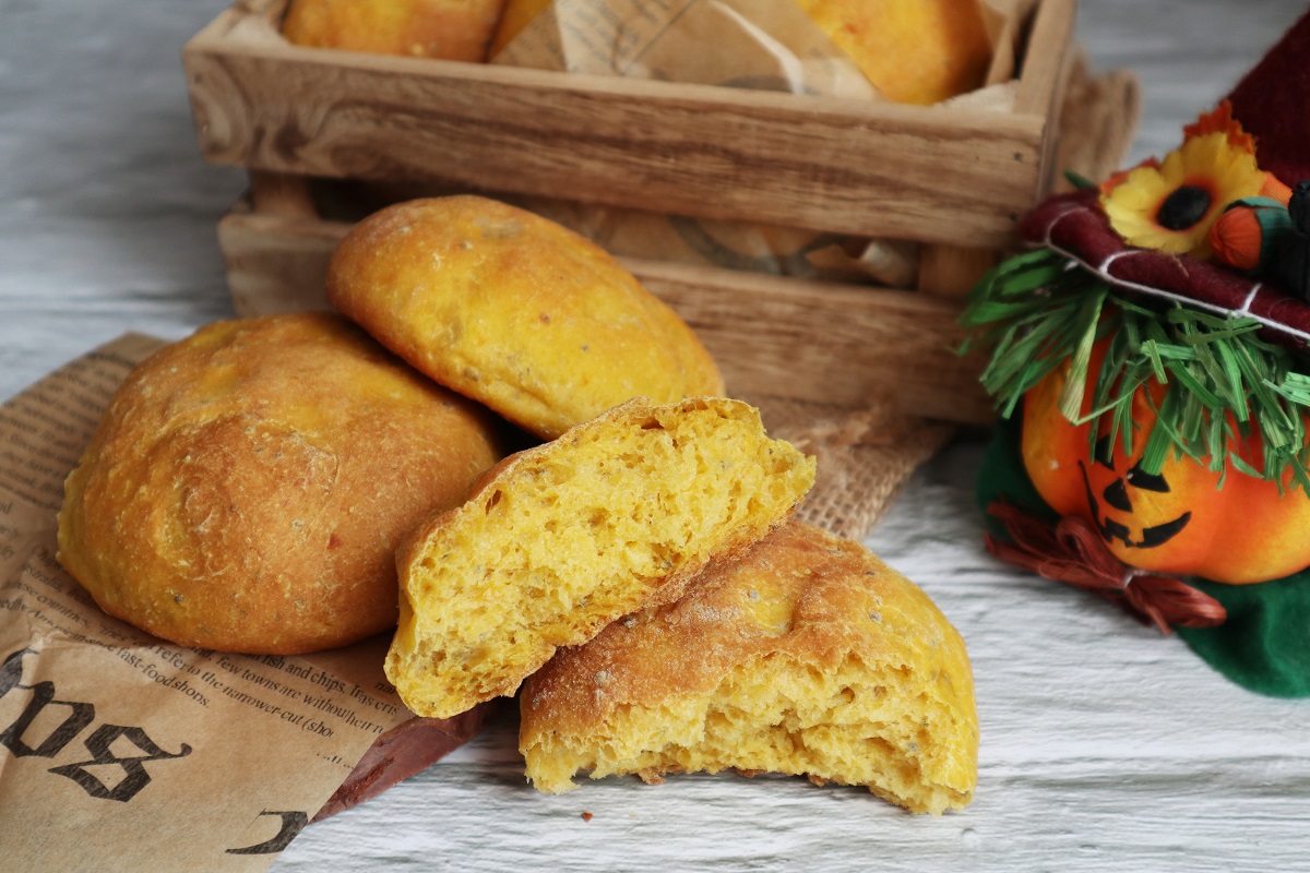 Panecillos de calabaza y semillas de chía