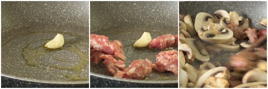 tagliatelle a la boscaiola