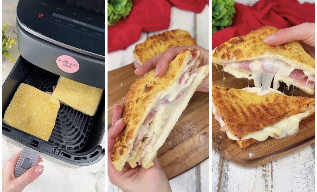 Croque Monsieur en freidora de aire