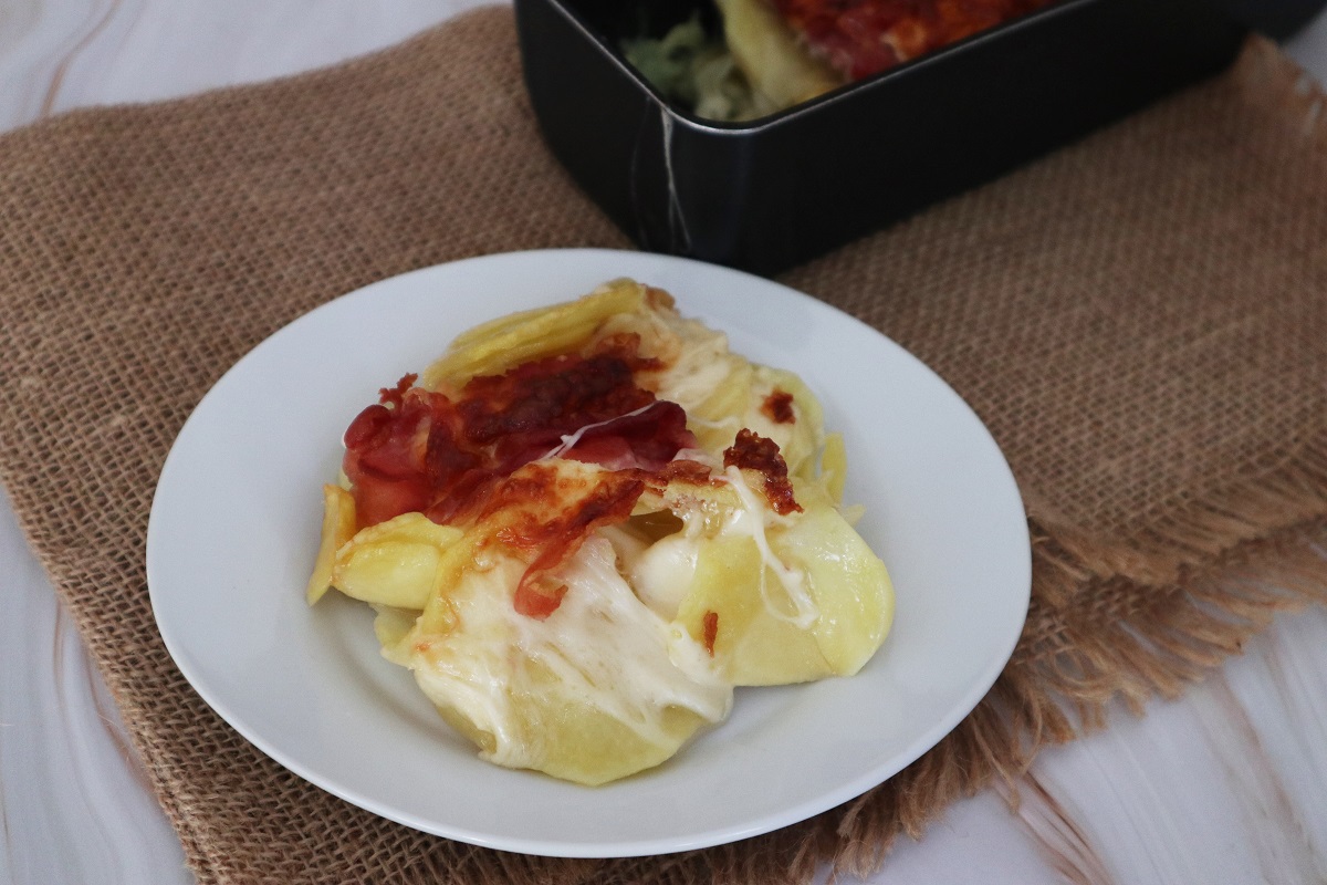 Plumcake de patatas en láminas