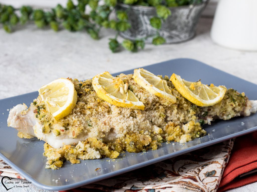 rape gratinado al horno