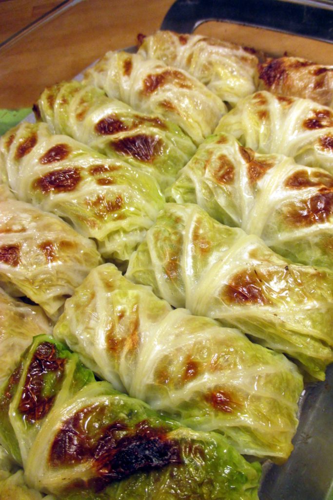 Rollitos de col y carne ligeros, Mangia senza Pancia