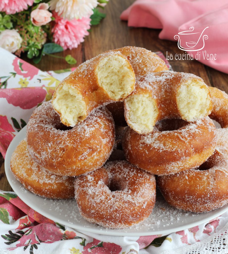 rosquillas fritas azucaradas