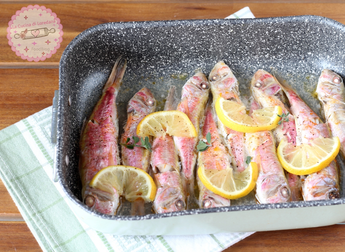SALMONETES AL HORNO el segundo de pescado sencillo y riquísimo