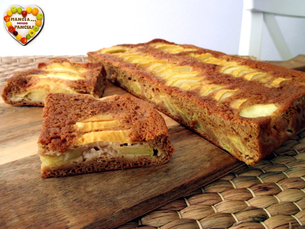 Tarta de manzana con claras (tarta fit), Mangia senza Pancia