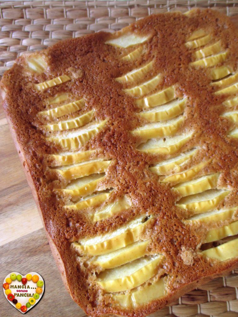 Tarta de manzana con claras (tarta fit), Mangia senza Pancia
