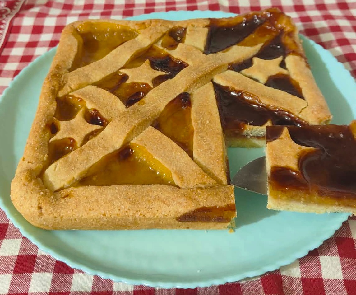 TARTA RÚSTICA DE MANZANA Y FRESAS con Monsieur Cuisine Smart y Freidora de Aire