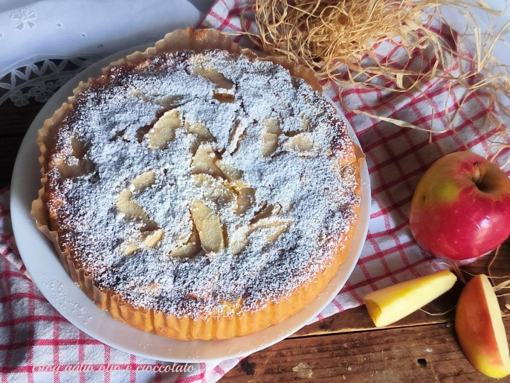 tarta de naranja con mascarpone y manzana, esponjosa y aromática