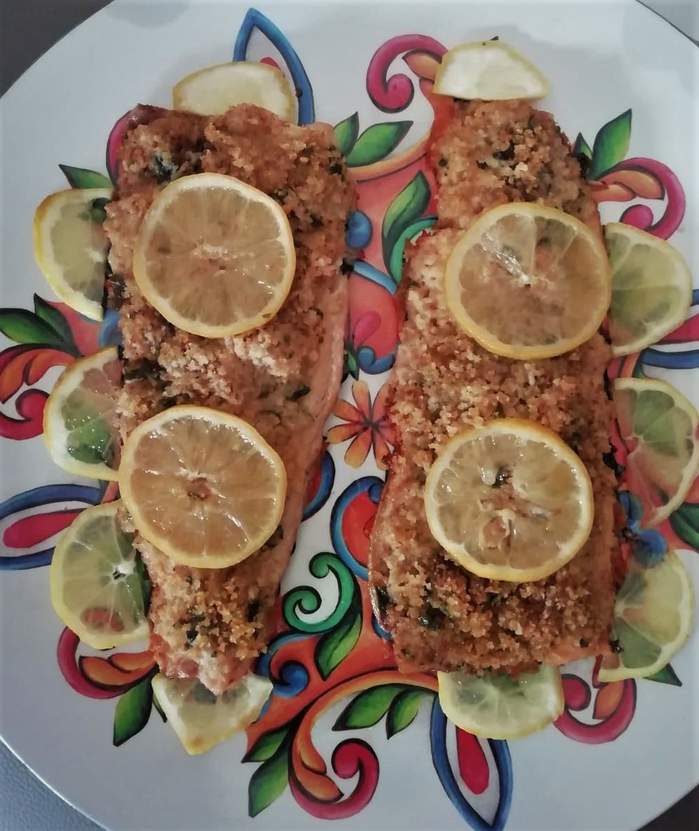 TRUCHA SALMONADA AL LIMÓN