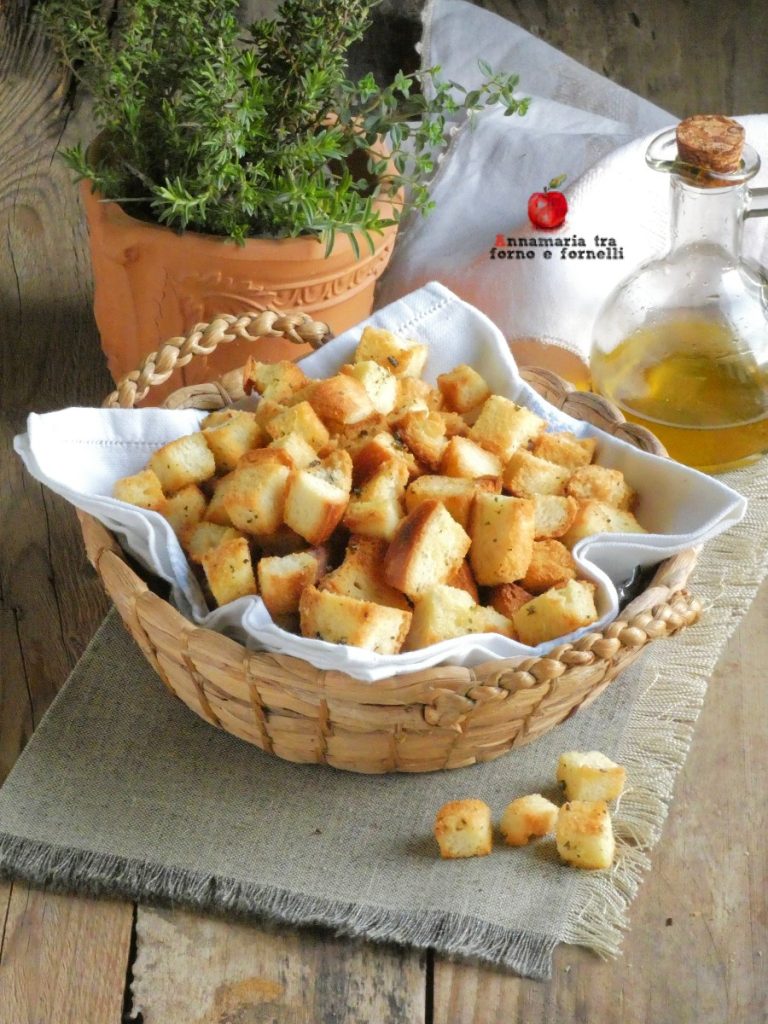 tostaditas de pan aromatizadas