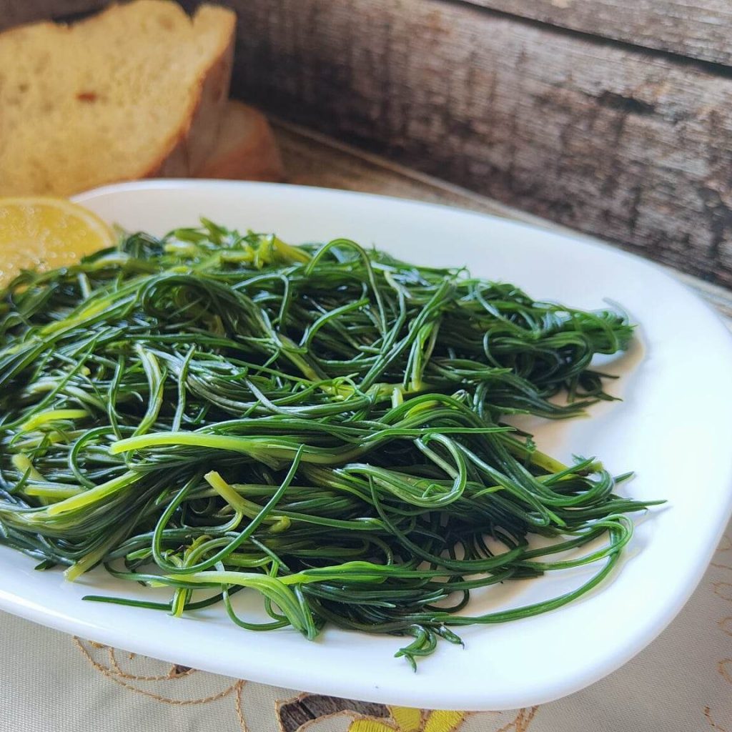 Los agretti con limón