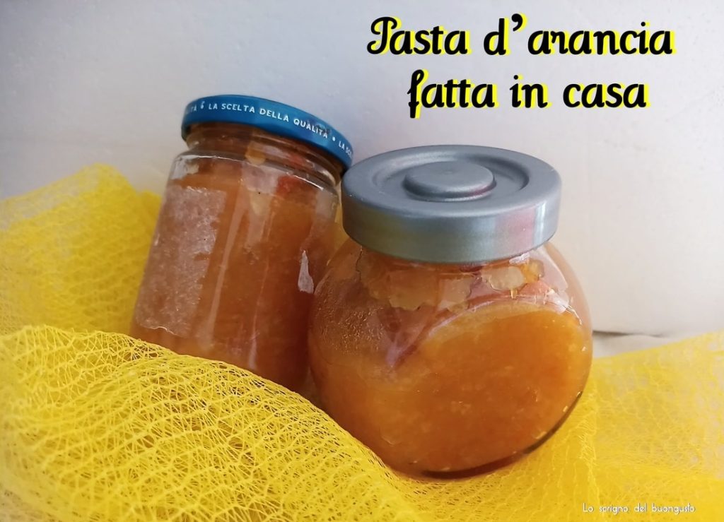 Pasta de naranja casera
