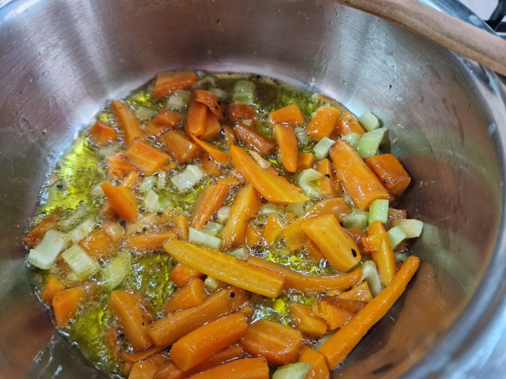 cebolla zanahorias apio