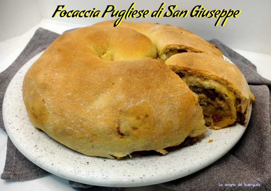 Focaccia pugliese de San Giuseppe