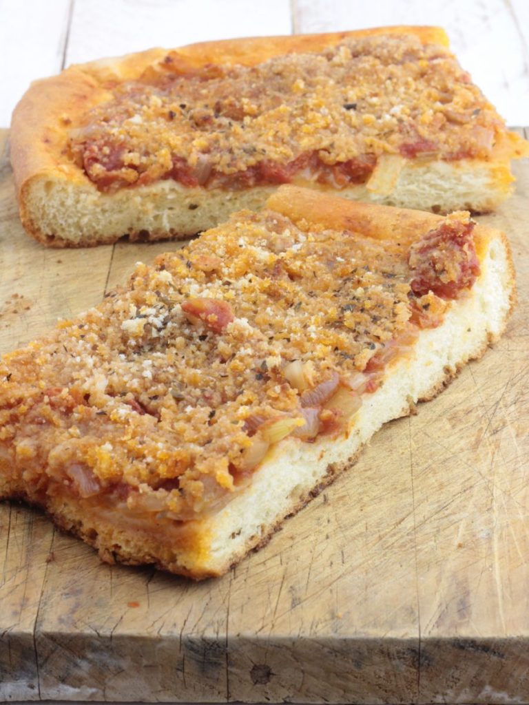 sfincione palermitano riquísimo