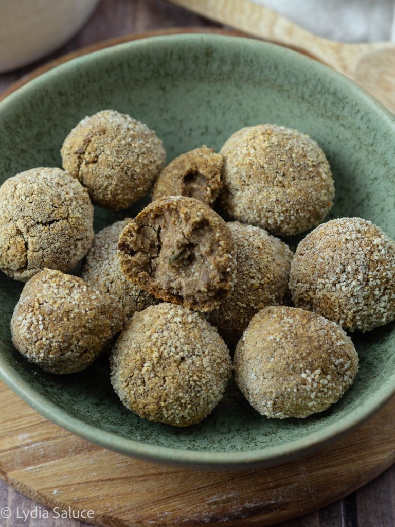 Albóndigas de lentejas al horno