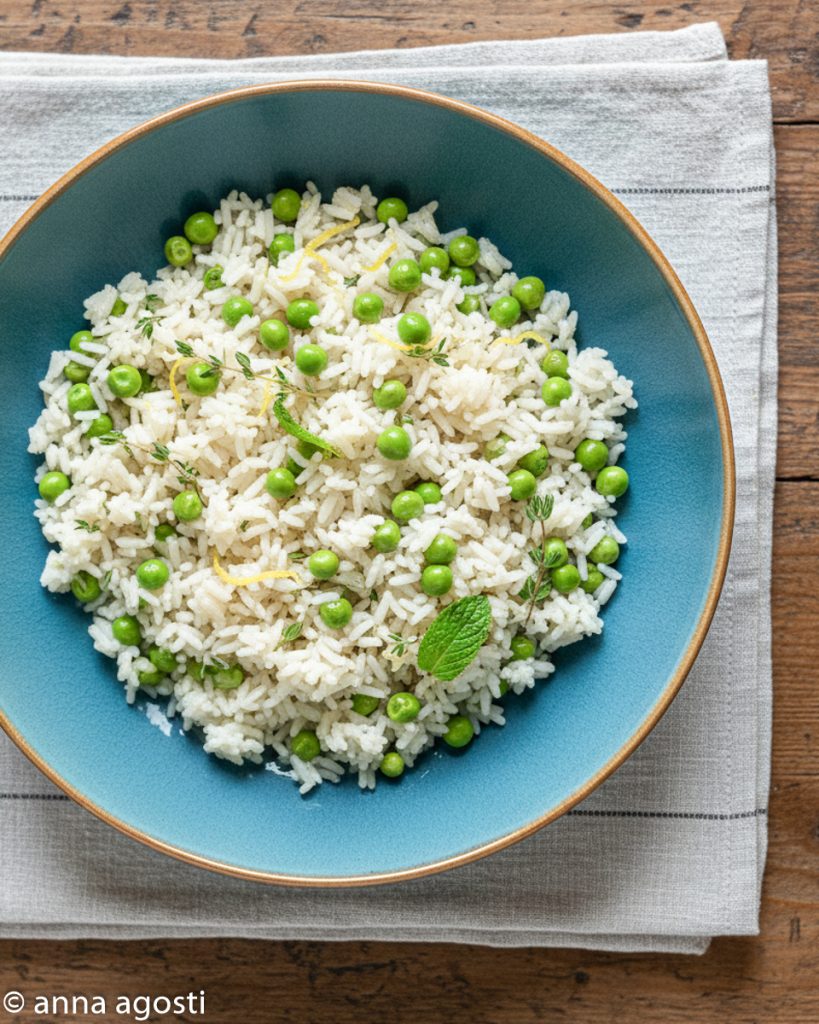 Arroz Pilaf Guisantes y Tomillo