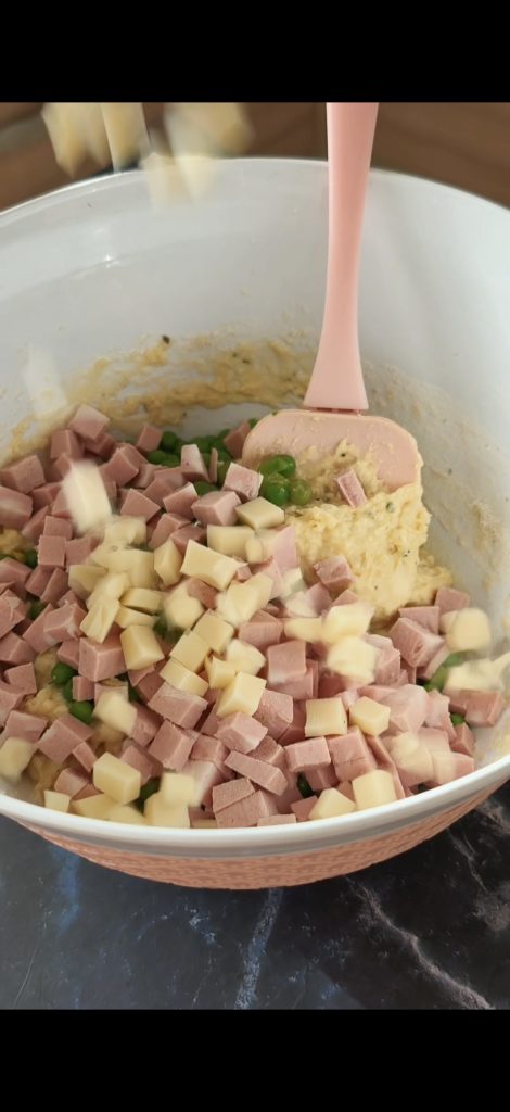 Añadimos los ingredientes del relleno