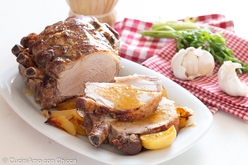 Carré de cerdo al horno