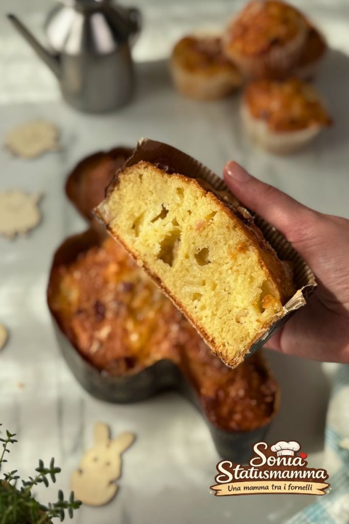 Colomba Salada de Pascua y Muffins Esponjosos la masa única práctica y rápida