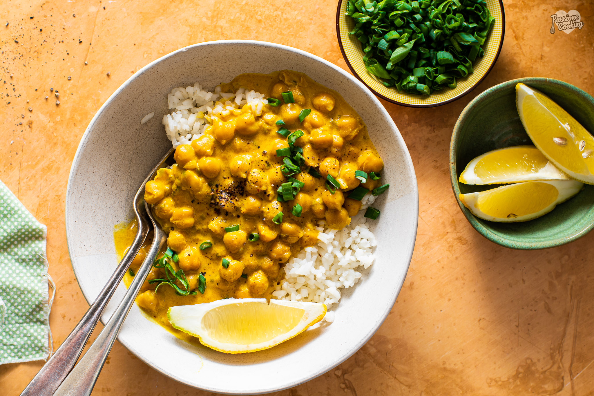 Curry de garbanzos